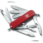 Victorinox Mini Champ kleines Mehrzweck-Taschenmesser, rot, mit 16 Werkzeugen,