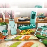 Genius Nicer Dicer Fusion, Set 13-tlg., mintgr&uuml;n