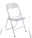 CLP Klappstuhl Felix wei&szlig;/wei&szlig;