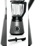Bosch MMB6172S Mixer Tischplatten-Mixer 1200 W Schwarz, Edelstahl