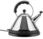mg32 b, elektrischer wasserkocher mit vogel-pfeife, alessi