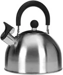 EXCELLENT HOUSEWARE Klassische Edelstahl-Teekanne 2,5L &Oslash;19X12Cm