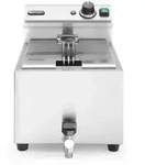 Hendi Friteuse Mastercook mit Ablasshahn - 8 l, 300x515x345 mm
