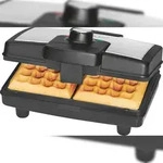 Clatronic WA 3606 2 Waffel(n) 800 W Schwarz, Edelstahl