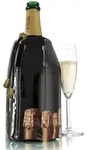 Vacu Vin Aktiv Champagnerk&uuml;hler Motiv Flaschen, Flaschenk&uuml;hler, K&uuml;hlmantel,