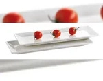 M&Auml;SER 2er Teller rechteckig 38x13 cm, WEISS, 923316