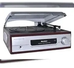 K&auml;rcher Karcher Plattenspieler mit eingebauten Lautsprechern, Vinyl