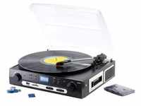 Q-Sonic UPL-855.MP3 Plattenspieler und Digitalisierer Schallplatten- und MC+...