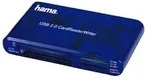 Hama USB CardReaderWriter 35in1 Kartenleser Blau