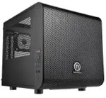 Thermaltake Core V1 Mini Tower Mini-ITX ohne Netzteil Schwarz USB/Audio