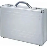 J&uuml;scha ALUMAXX Laptop-Attach&eacute;koffer KRONOS Aluminium silber 45131