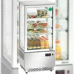 Bartscher Mini-K&uuml;hlvitrine 78L, Edelstahl