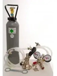 Zubeh&ouml;rpaket 4 mit 2,0 kg CO2 f&uuml;r 2 leitige Zapfanlagen mit 1 * Kombi Fitting...