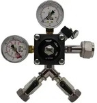 Druckminderer 2-leitig CO2 f&uuml;r Bier Zapfanlage 3bar