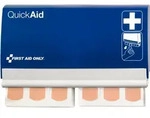 QuickAid Pflasterspendersystem, blau, Schl&uuml;ssel f&uuml;r Diebstahlschutz