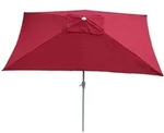 Mendler Sonnenschirm N23, Gartenschirm, 2x3m rechteckig neigbar, Polyester/Alu 4,5kg