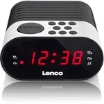LENCO CR-07 Uhren-Radio, wei&szlig;