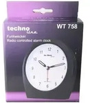 Technoline WT 758 Funkwecker mit Schlummerfunktion Schwarz