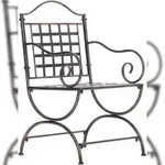 CLP Stuhl Lotta Metall HBT: 92x56x53 cm bronze