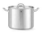 HENDI Kochtopf, hoch - mit Deckel, Kitchen Line, 13,5L, ⌀280x(H)220mm