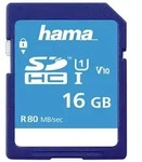 Hama SDHC Speicherkarte 16GB Class 10 UHS-I 80MB/s