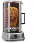 oneconcept Kebap Master Pro Vertikalgrill 1500W Edelstahl inkl. Spie&szlig; Set...