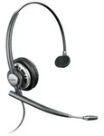 POLY HW710 Kopfh&ouml;rer Verkabelt Kopfband B&uuml;ro/Callcenter Schwarz