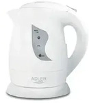 Adler AD 08 Wasserkocher 850 W - 1 L, 360&deg; drehbar, Wei&szlig;