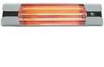 Vortice Infrarotstrahler Thermologika Design Lichtgrau 1800 W Grau / Silber / Titan
