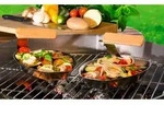 Home & Garden Grillpf&auml;nnchen Grillpfanne Grillkorb FUEGO f&uuml;r Fisch Gem&uuml;se 25x16cm