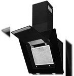 Exquisit KFD 60-8.1 Kopffreihaube - Ab- und Umluft-Betrieb, 60er Breite, Schwarz