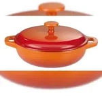 GSW Gusseisen Schmortopf Orange Shadow 30 x 9cm, induktionsgeeignet, backofengeeignet