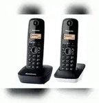 Panasonic KX-TG1612 DECT-Telefon Anrufer-Identifikation Schwarz