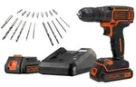 BLACK+DECKER - Bohrschrauber 18V Bdcdc18K-Qw Black+Decker