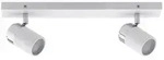 Paulmann Spotlight Zyli IP44 GU10 230V max. 2x10W dimmbar Wei&szlig;#Chrom 66711