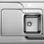 BLANCO GmbH + Co KG BLANCO CLASSIC 40 S Einbausp&uuml;le / Edelstahl / Seidenglanz /