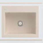 Villeroy & Boch Villeroy&Boch Sp&uuml;lbecken, K&uuml;chensp&uuml;le Subway 60 S Ivory 600x510mm,