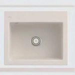 Villeroy & Boch Villeroy&Boch Sp&uuml;lbecken, K&uuml;chensp&uuml;le Subway 60 S Crema 600x510mm,