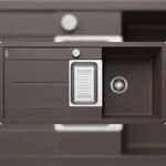 BLANCO GmbH + Co KG BLANCO METRA 6 S-F Einbausp&uuml;le SILGRANIT cafe ab 60 cm Excenter