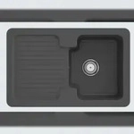 Villeroy & Boch Villeroy&Boch Sp&uuml;lbecken, K&uuml;chensp&uuml;le Condor 45 Graphite