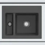 Villeroy & Boch Villeroy&Boch Sp&uuml;lbecken, K&uuml;chensp&uuml;le Subway 60 XM Graphite