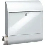 Briefkasten Scandic 825 H.460mm B.380mm T.125mm wei&szlig; BURG-W&Auml;CHTER