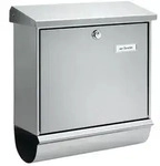 Briefkasten 3913 Ni/39130 Ni H.440mm B.380mm T.148mm VA DIN C4 BURG-W&Auml;CHTER