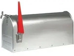 Briefkasten U.S. Mailbox 891/892 H.220mm B.170mm T.480mm Alu. Aluminium