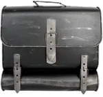 HMF Briefkasten Antik UNIKAT Handarbeit, Schulranzen Design, Zeitungsrolle, silber