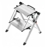 Hailo MK80 Trittleiter 4310-100 ComfortLine 2stufig Aluminium