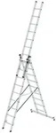Munk Mehrzweckleiter 11108 3tlg nivello-Traverse 3x9 Sprossen