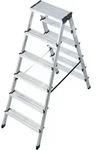 Krause Dopplo Stufen Doppelleiter 2x6 Stufen