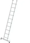 Sprossen-Anlegeleiter aus Aluminium, mit nivello&reg; -Traverse, 10 Sprossen