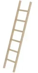 Munk Anlegeleiter Holz 33106 hne Traverse 6 Sprossen